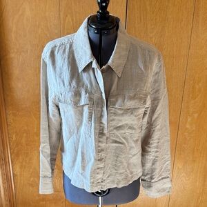 Rachel Zoe Light Brown Utility Jacket